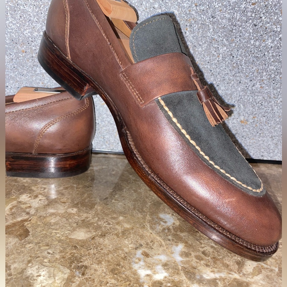 Bespoke Handmade Genuine Brown Leather Shoes